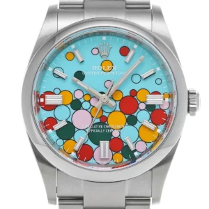 Rolex Oyster Perpetual 41 Turquoise Celebration Dial Ref.1260000