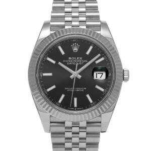 Rolex Dayjust 41 126334 Glossy Black Men's Watch