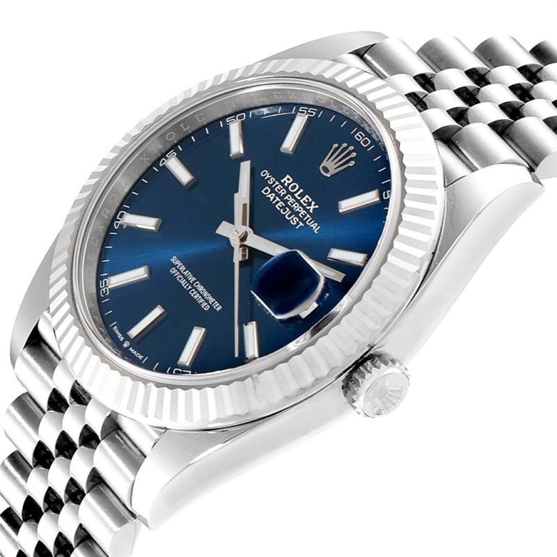 Rolex Men Dress Day 41 126334 Bright Blue - Image 4